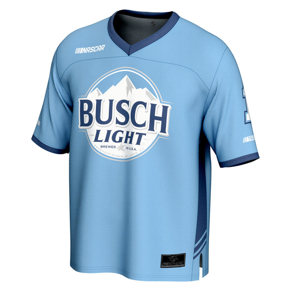 Ross Chastain Busch Light #1 ProSphere Football Jersey Blue NASCAR