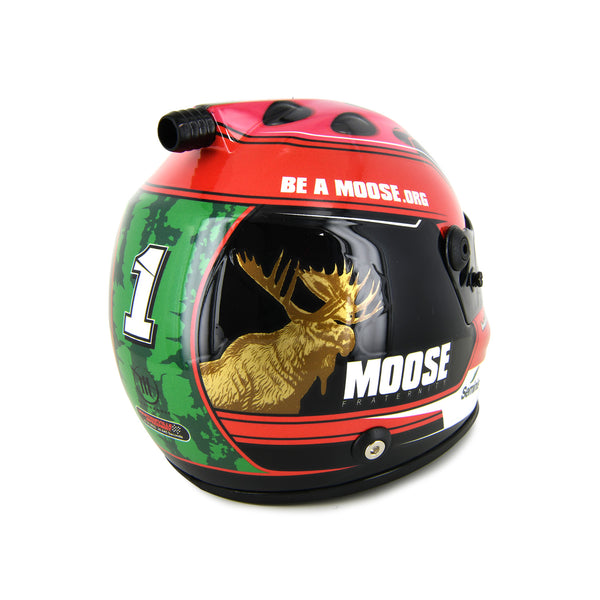 Ross Chastain Autographed Moose Collectible 1/2 Scale Helmet - 6" X 5" X 5"