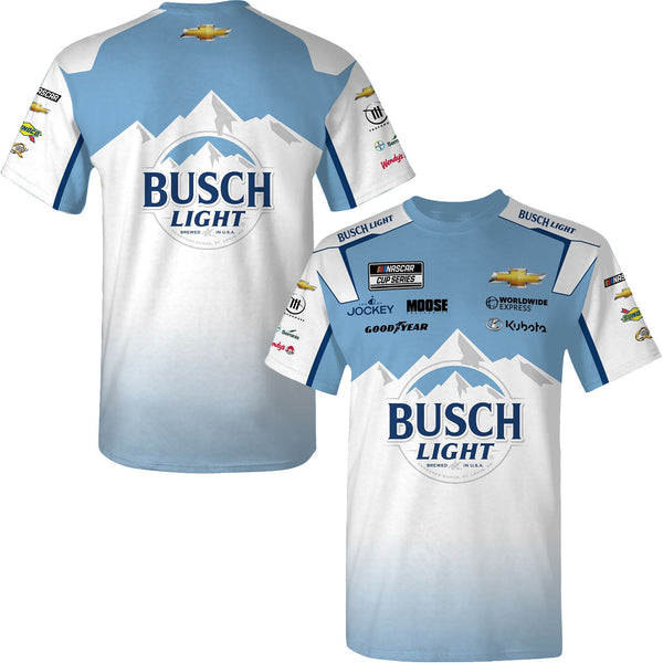 Ross Chastain 2024 Busch Light Sublimated Uniform Pit Crew T-Shirt #1 NASCAR