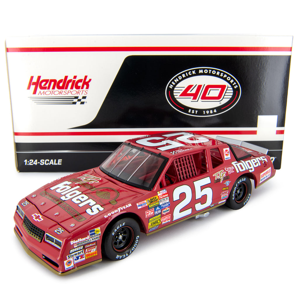 Rick Hendrick Folgers #25 Riverside 1:24 Standard 1987 Diecast Car #25 NASCAR