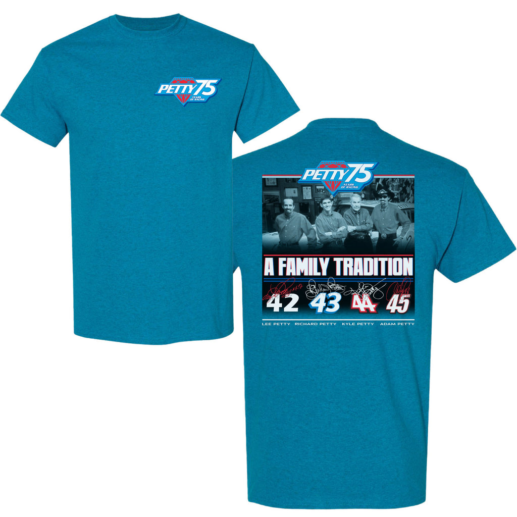 NASCAR 2024 Petty Family Tradition T-Shirt Blue