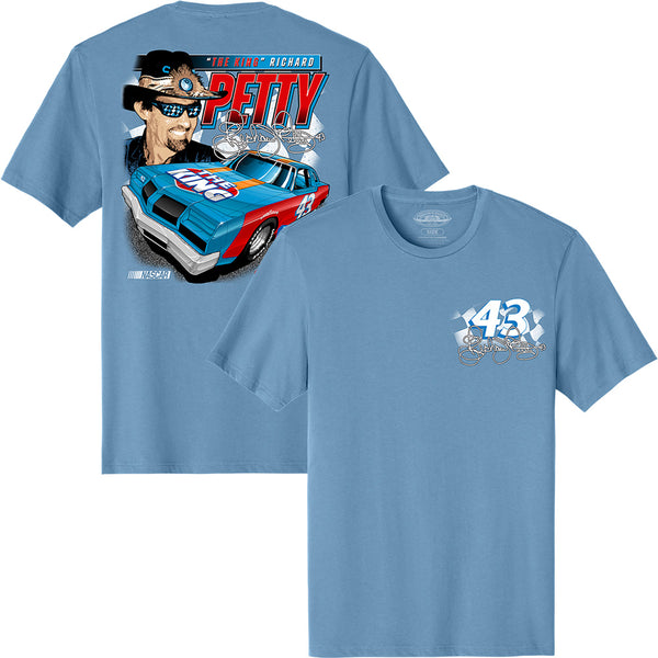 Richard Petty 2026 The King #43 Tundra Blue 2-Spot Classic Ink T-Shirt 