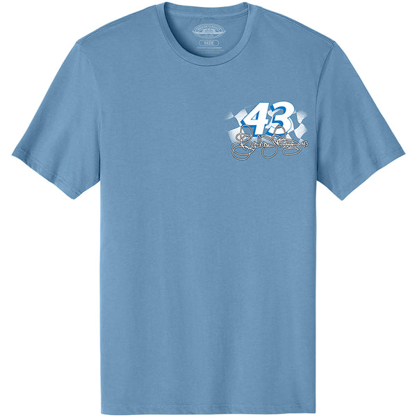 Richard Petty 2026 The King #43 Tundra Blue 2-Spot Classic Ink T-Shirt 