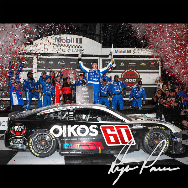Ryan Preece Autographed Daytona 1st Cup Series Race Win 1:24 Standard 2026 Diecast Car #60 NASCAR