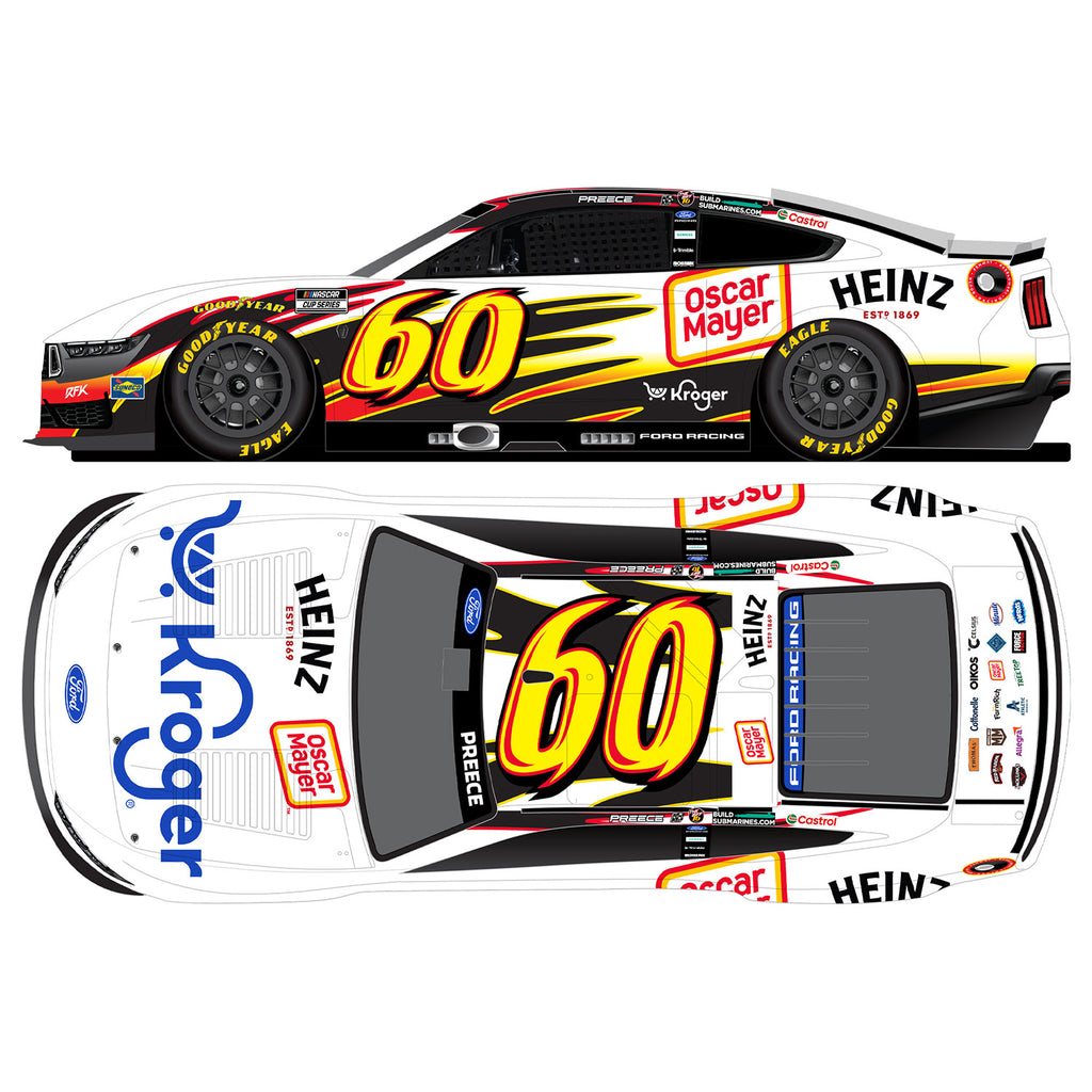 Ryan Preece Darlington Throwback to 2009 Greg Biffle 1:64 2026 Diecast Car #60 NASCAR