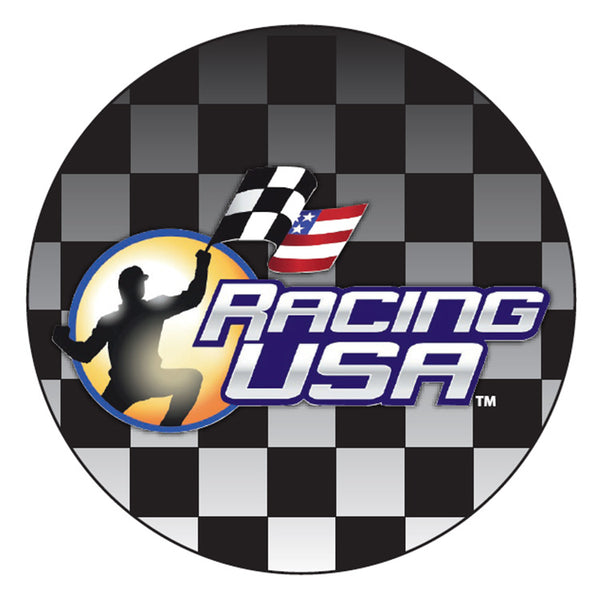 RacingUSA Logo Round Vinyl Decal