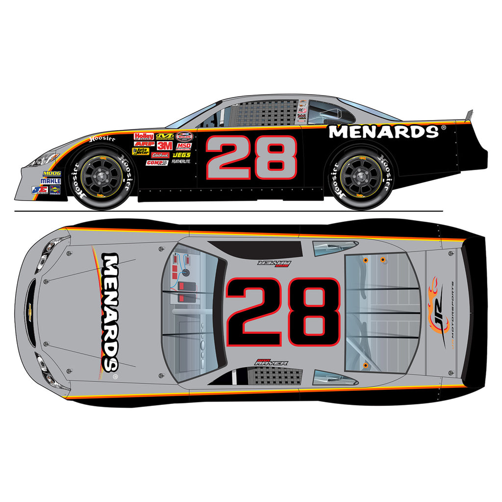 Sam Mayer Menards Gray Ghost Late Model 1:64 Standard 2018 Diecast Car Preorder - Currently Projected January