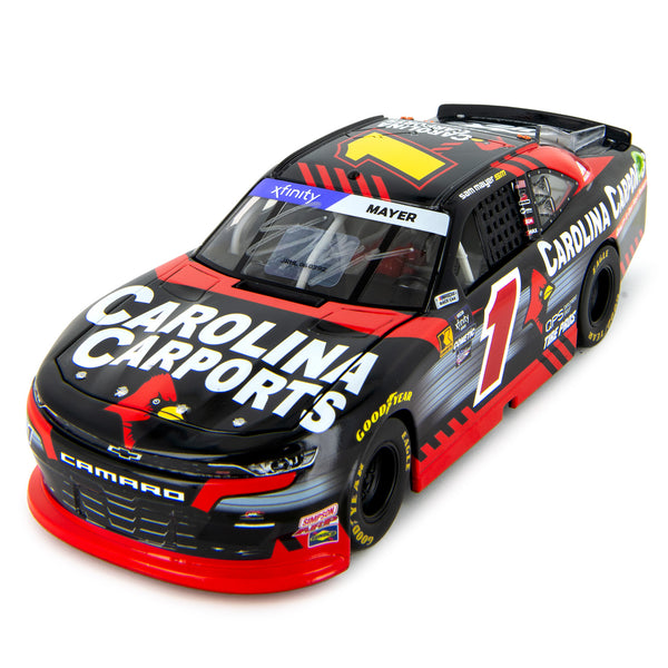 Sam Mayer Carolina Carports 1:24 Standard 2024 Diecast Car #1 NASCAR