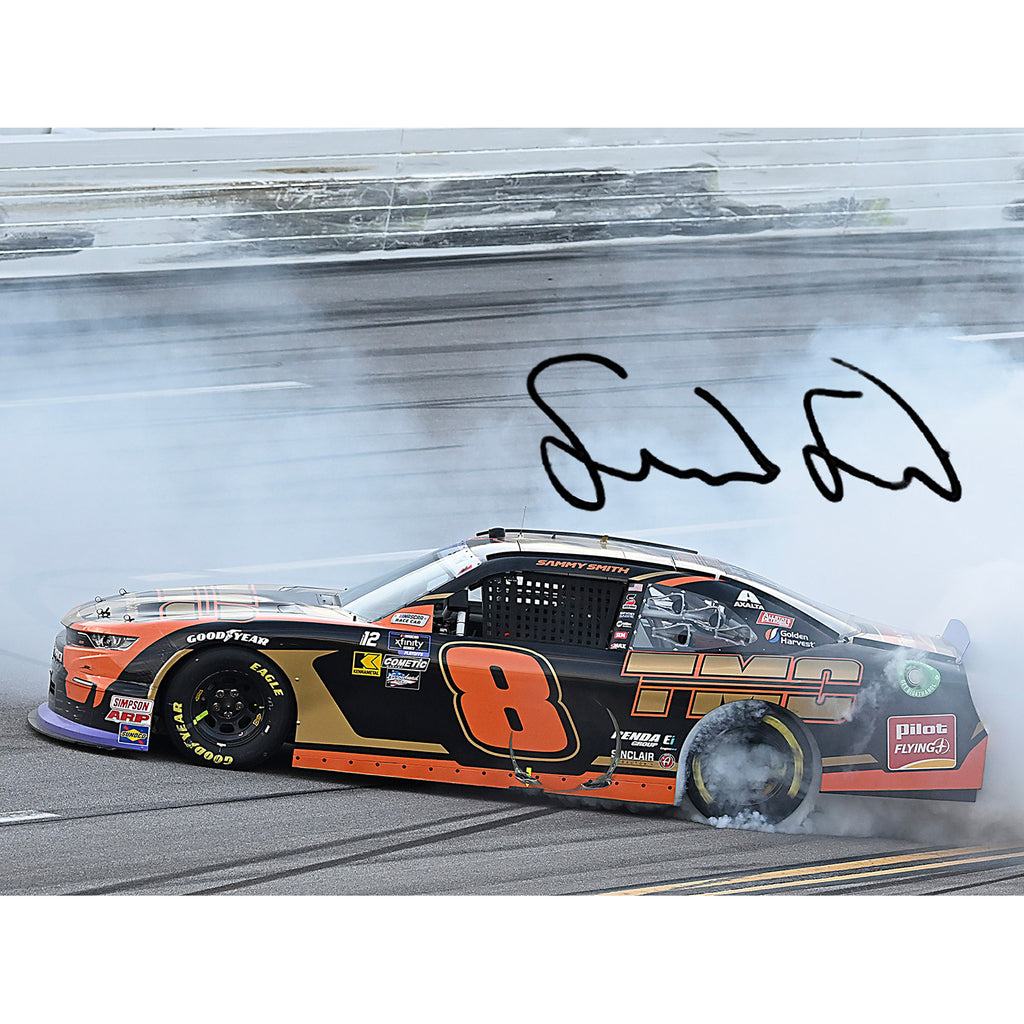 Sammy Smith Autographed Talladega Race Win 1:24 Standard 2024 Diecast Car Hand Signed #8 NASCAR