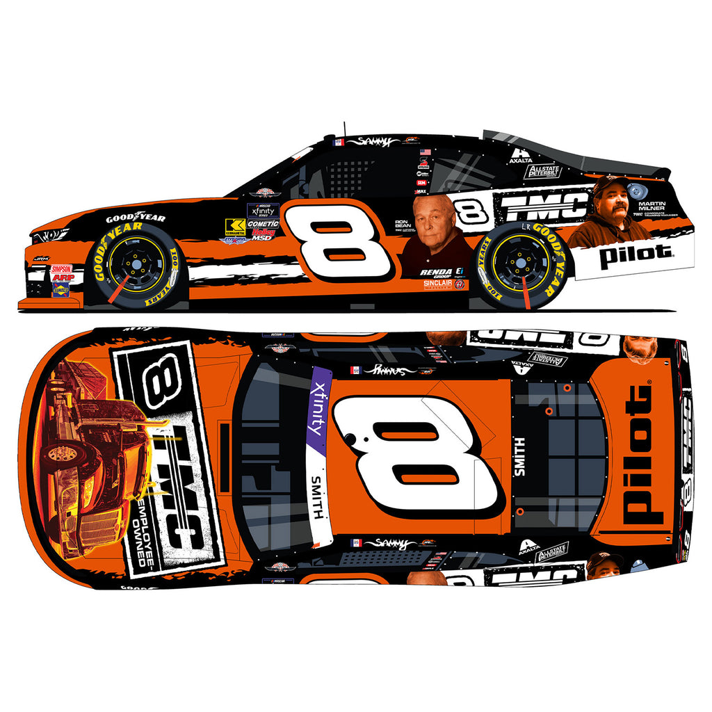 Sammy Smith Darlington Throwback to 2003 Tony Stewart 1:64 Standard 2025 Diecast Car #8 NASCAR TMC