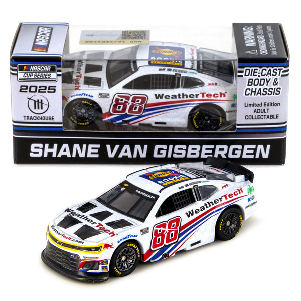 Shane van Gisbergen Cup Series Rookie of the Year 1:64 Galaxy Color 2025 Diecast Car #88 Weathertech NASCAR