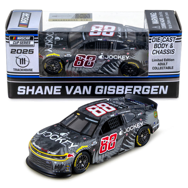 Shane van Gisbergen Jockey New Zealand 1:64 Standard 2025 Diecast Chassis Car #88 NASCAR