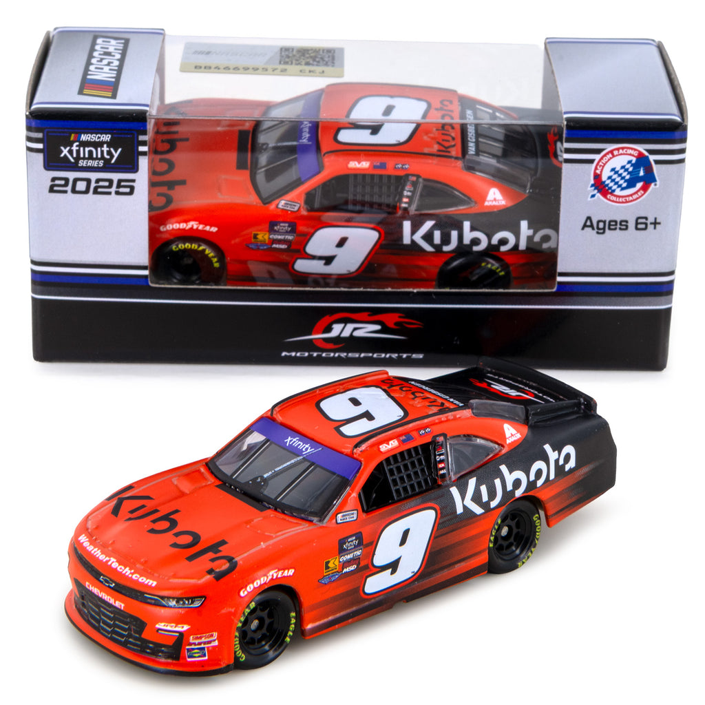 Shane van Gisbergen Kubota Xfinity Series 1:64 Standard 2025 Diecast Car #9 NASCAR