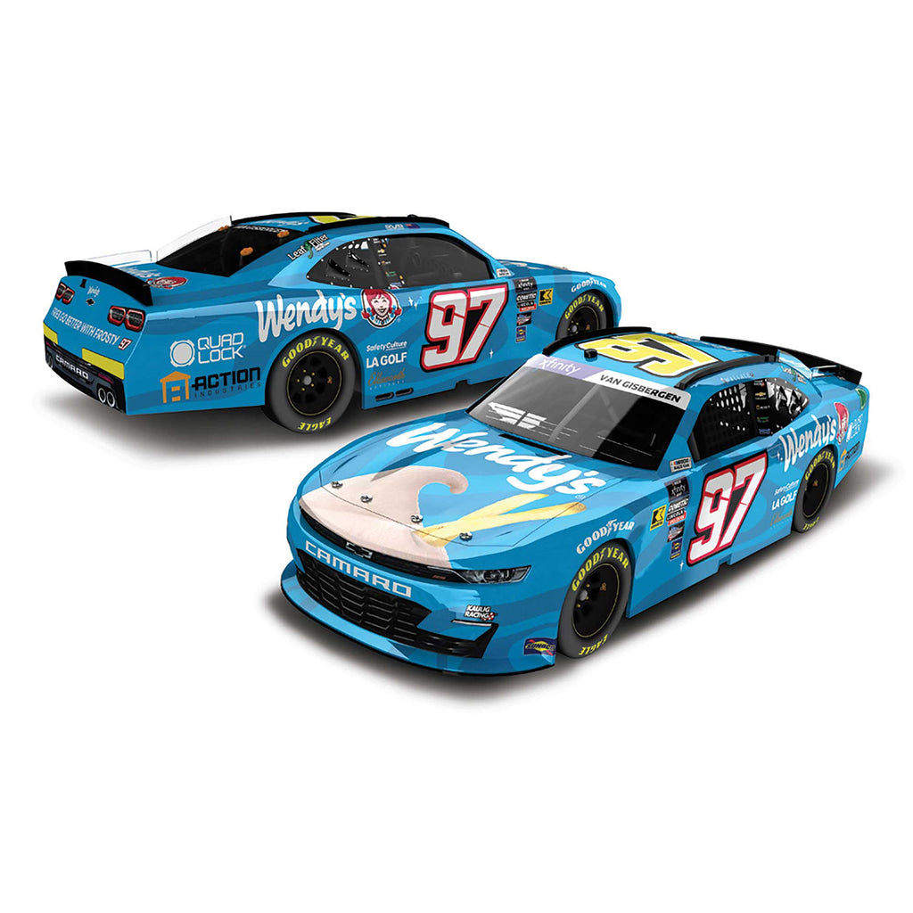 Shane van Gisbergen Wendy's Frosty Xfinity Series 1:24 Standard 2024 Diecast Car #97 NASCAR