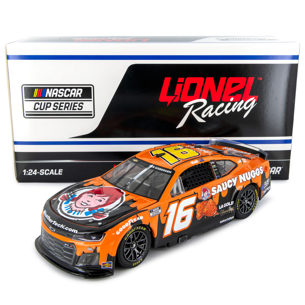 Shane van Gisbergen Wendy's Saucy Nuggs 1:24 Standard 2024 Diecast Car #16 NASCAR