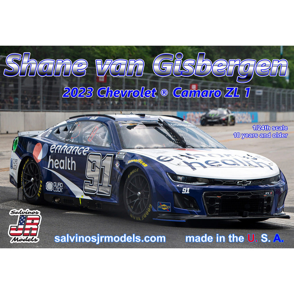 Shane Van Gisbergen 2023 Chicago Street Race Winner 1:24 Adult Model Car Kit Enhance Health #91 NASCAR