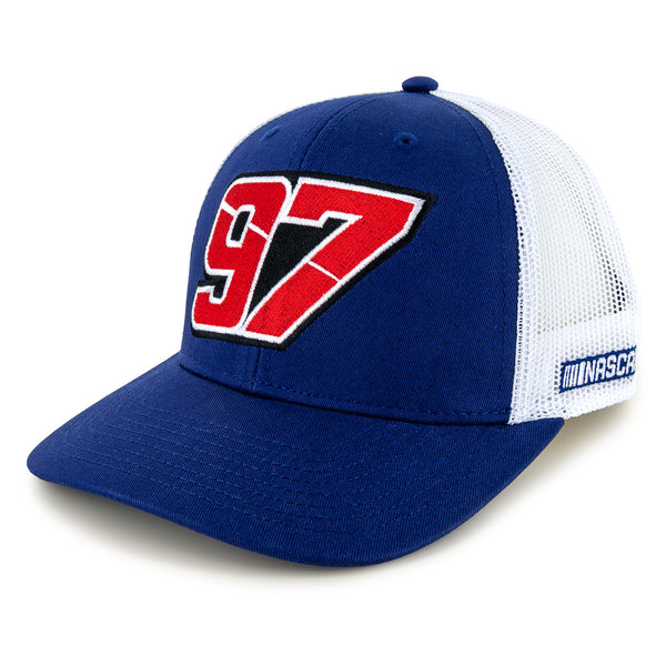 Shane van Gisbergen 2026 Big Number #97 Mesh NASCAR Hat Exclusive Blue/White
