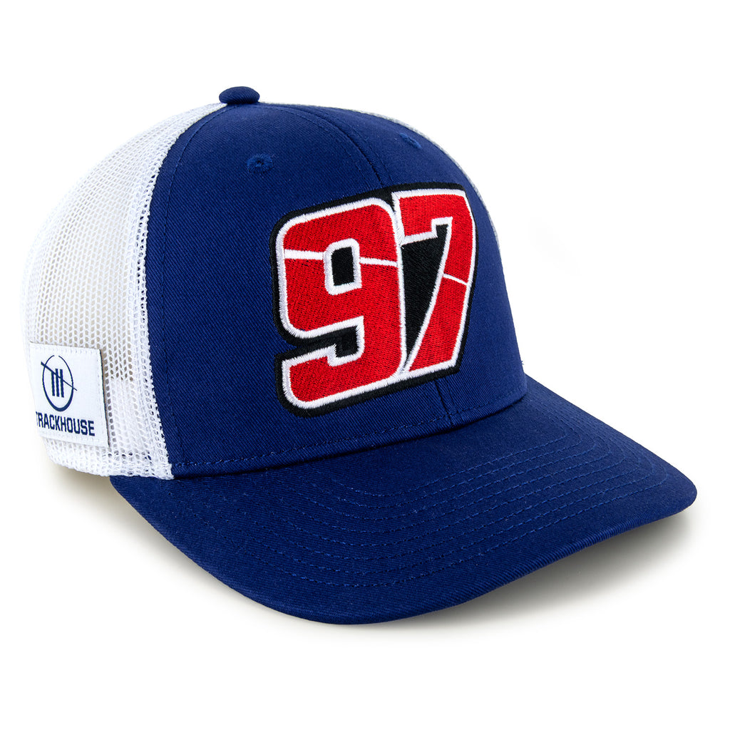 Shane van Gisbergen 2026 Big Number #97 Mesh NASCAR Hat Exclusive Blue/White