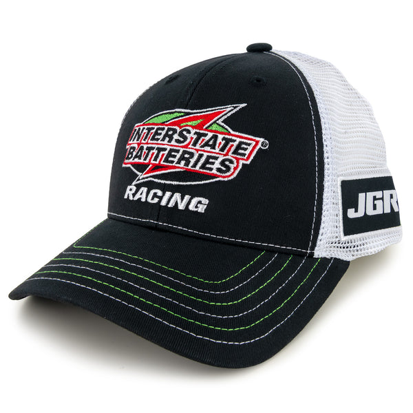 Ty Gibbs 2025 Interstate Sponsor Mesh Hat Black/White #54 NASCAR