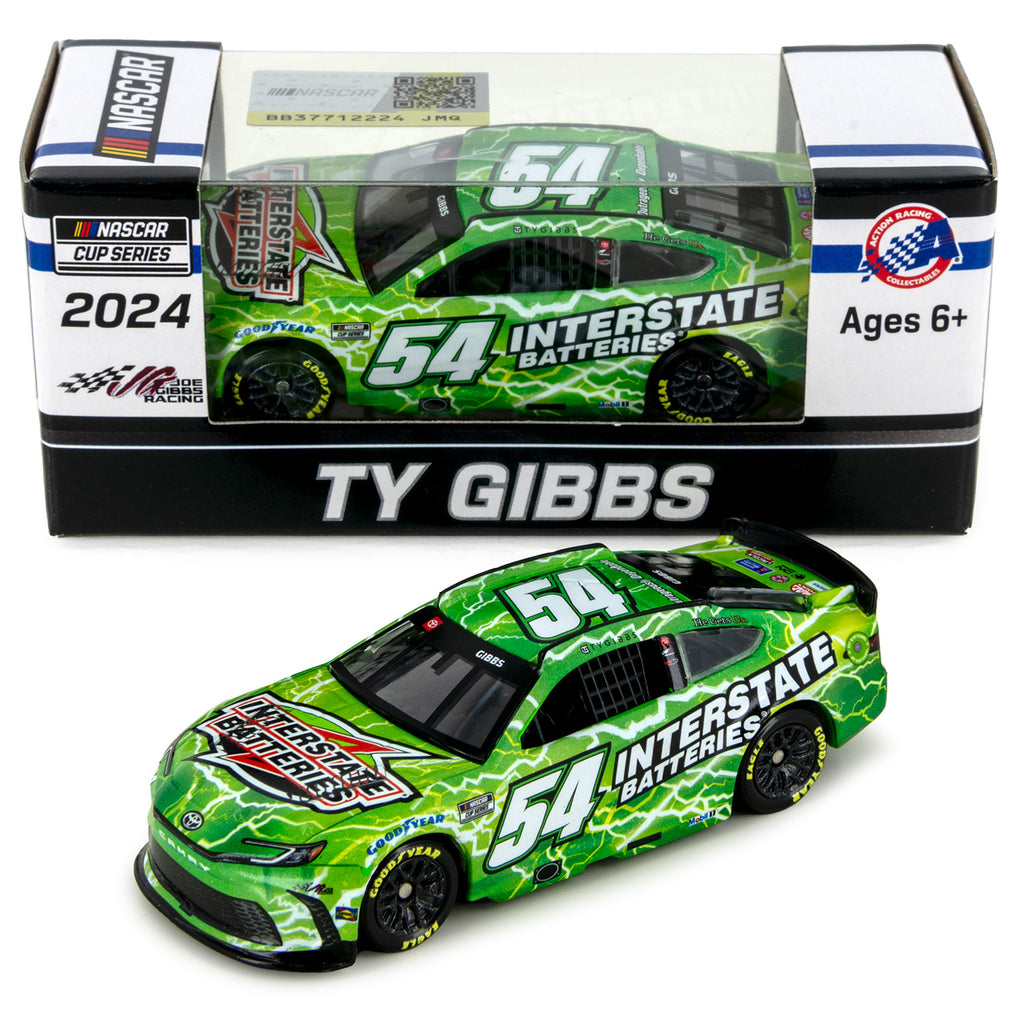 Ty Gibbs Interstate 1:64 Standard 2024 Diecast Car #54 NASCAR