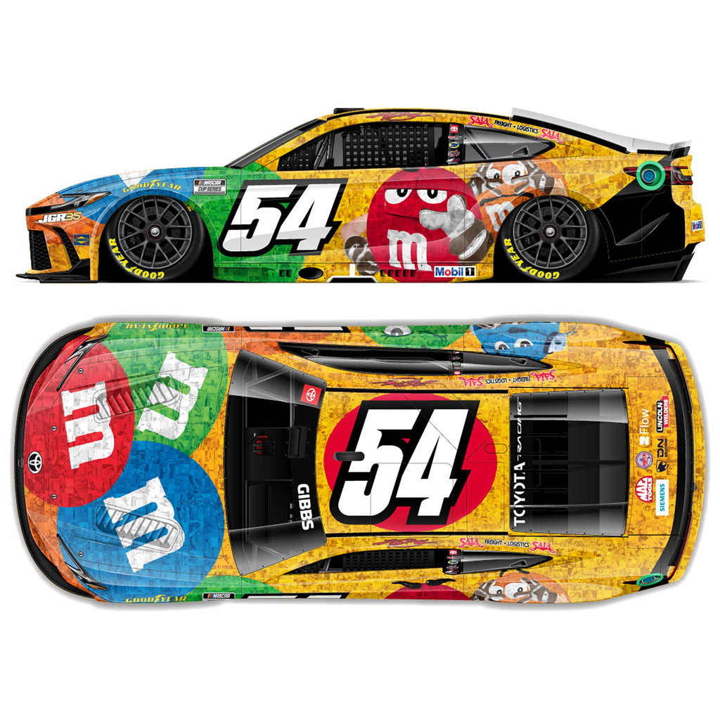 Ty Gibbs Bristol M&M's Kyle Busch Tribute 1:24 Standard 2026 Diecast Car#54 NASCAR