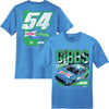 Ty Gibbs 2025 Sonic / Grillo's Pickles Car 2-Spot T-Shirt Blue #54 NASCAR