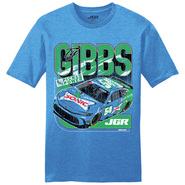 Ty Gibbs 2025 Sonic / Grillo's Pickles Car 2-Spot T-Shirt Blue #54 NASCAR