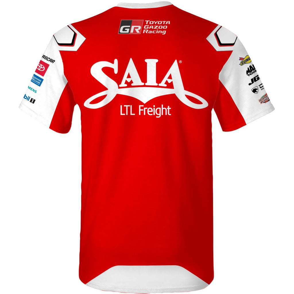 Ty Gibbs 2025 Saia Sublimated Uniform Pit Crew T-Shirt #54 NASCAR