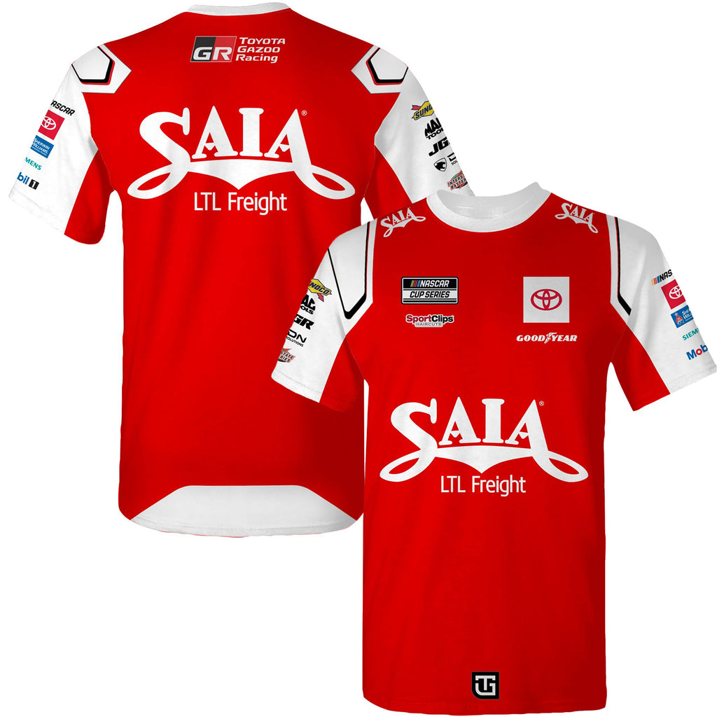 Ty Gibbs 2025 Saia Sublimated Uniform Pit Crew T-Shirt #54 NASCAR
