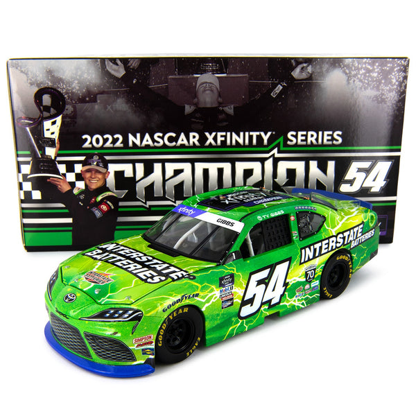 Ty Gibbs NASCAR Xfinity Series Champion 1:24 Standard 2022 Diecast Car #54