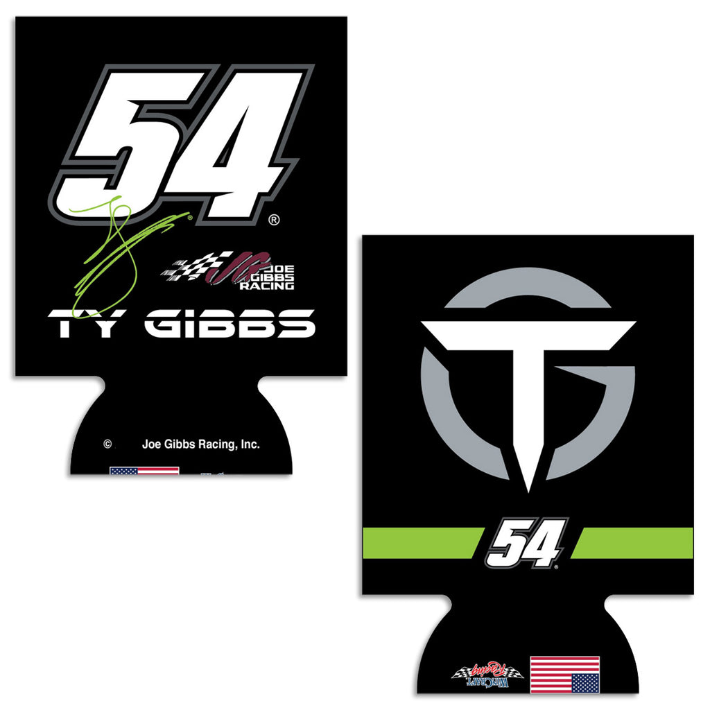 Ty Gibbs TG Logo #54 Can Hugger 12oz Cooler NASCAR