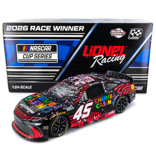 Tyler Reddick Autographed Daytona 500 Race Win 1:24 Standard 2026 Diecast Car #45 NASCAR