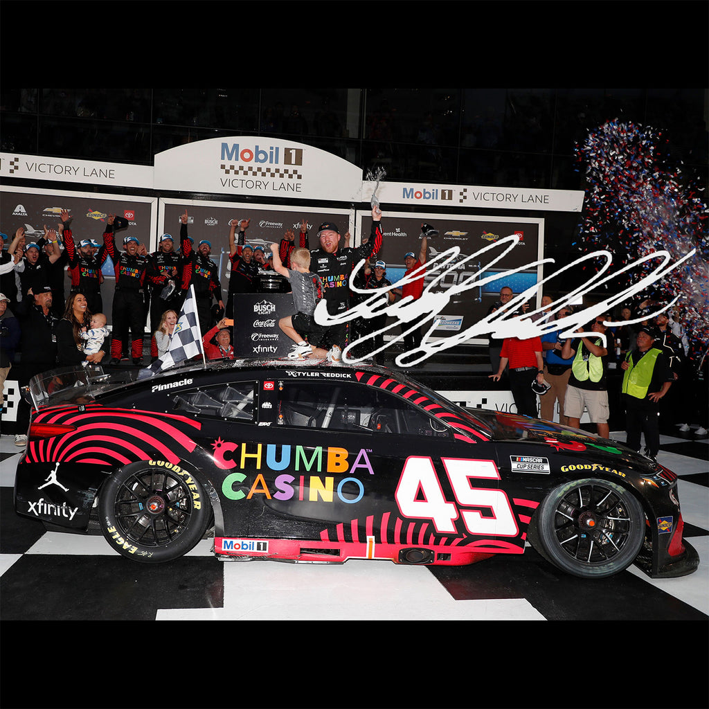 Tyler Reddick Autographed Daytona 500 Race Win 1:24 Standard 2026 Diecast Car #45 NASCAR