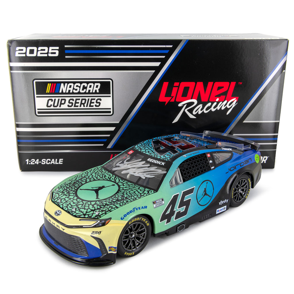 Tyler Reddick Autographed Jordan Brand Jumpman 1:24 Standard 2025 Diecast Car #45 NASCAR