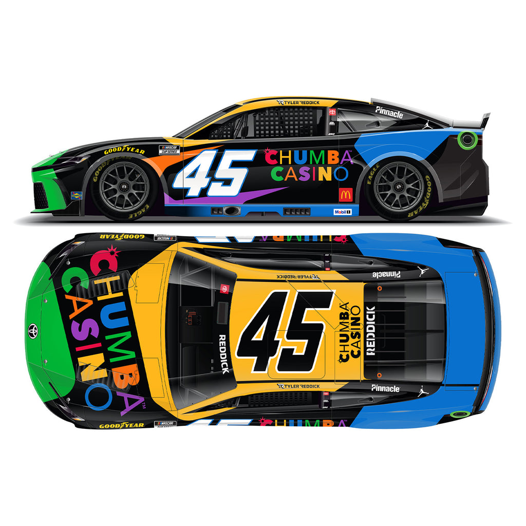 Tyler Reddick Chumba Casino 1:64 Standard 2025 Diecast Car #45 NASCAR