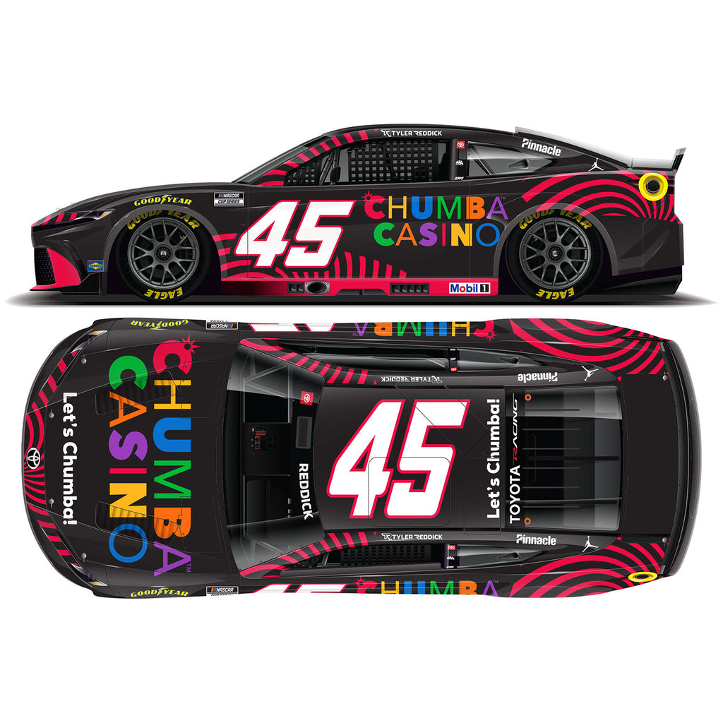 Tyler Reddick ELITE Chumba Casino 1:24 2026 Diecast Car #45 NASCAR