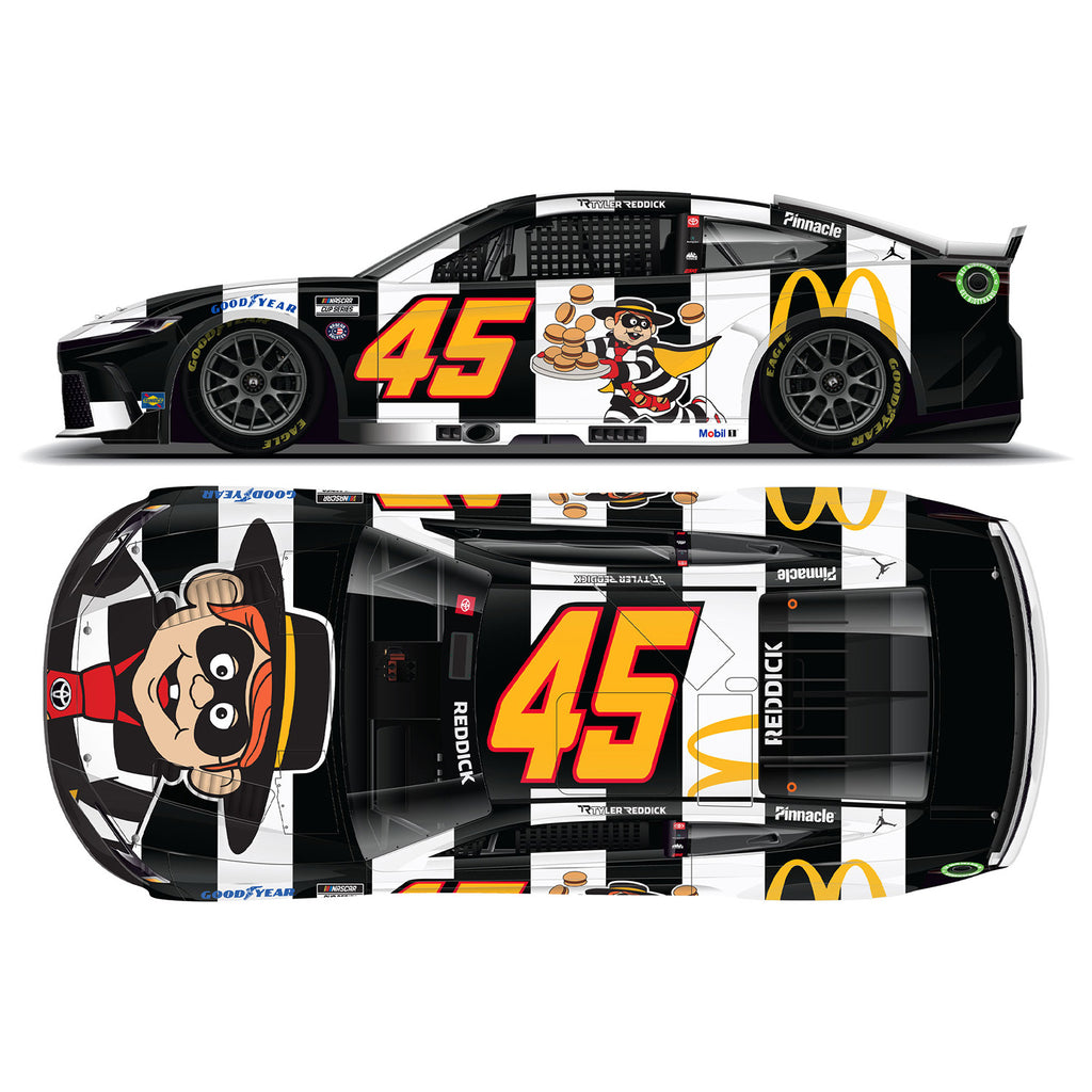 Tyler Reddick ELITE McDonald's Hamburglar 1:24 2024 Diecast Car #45 NASCAR