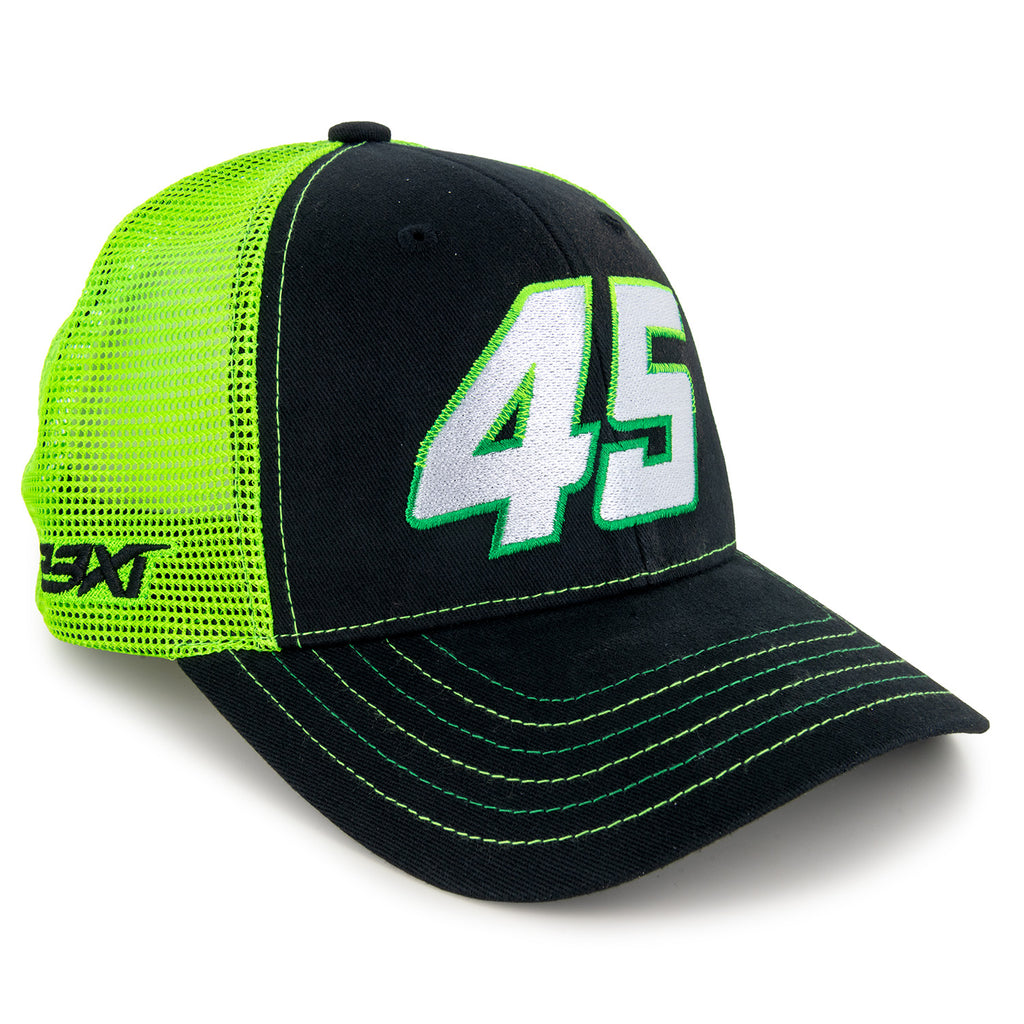 Tyler Reddick 2025 Car Number 45 Green Mesh NASCAR Hat