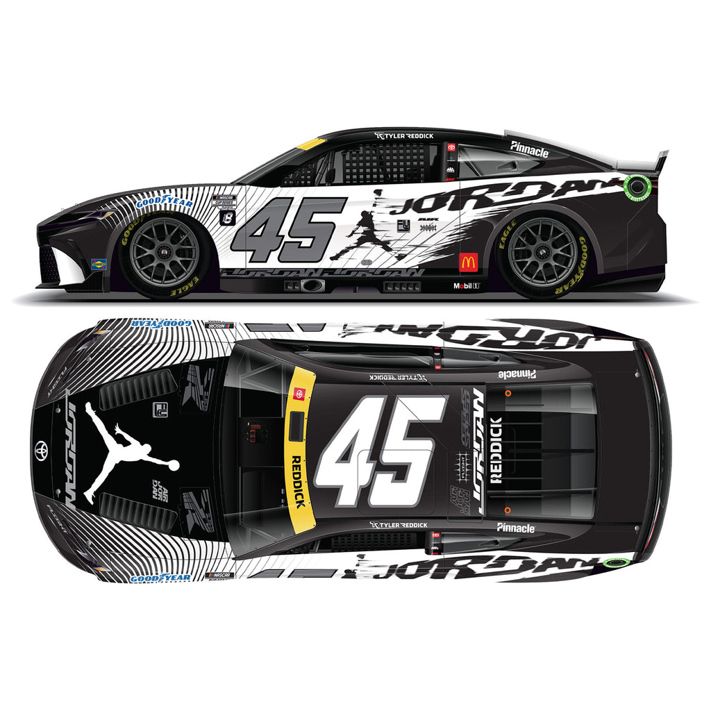 Tyler Reddick Jordan Brand Black 1:24 Standard 2024 Diecast Car #45 NASCAR