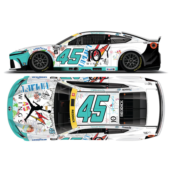 Tyler Reddick Jordan Brand Charlotte Roval 1:64 Standard Chassis 2025 Diecast Car #45 NASCAR