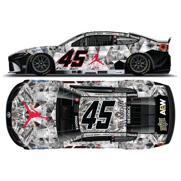 Tyler Reddick Jordan Brand Crystal 1:64 Standard 2025 Diecast Car #45 NASCAR