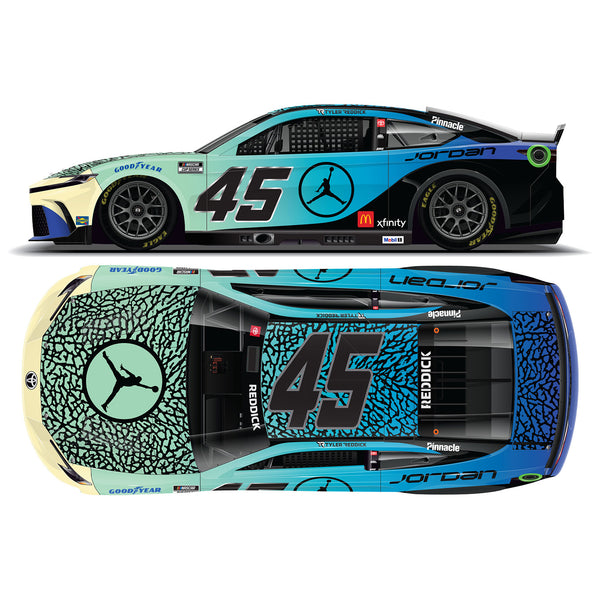 Tyler Reddick Jordan Brand Jumpman 1:64 Standard 2025 Diecast Car #45 NASCAR