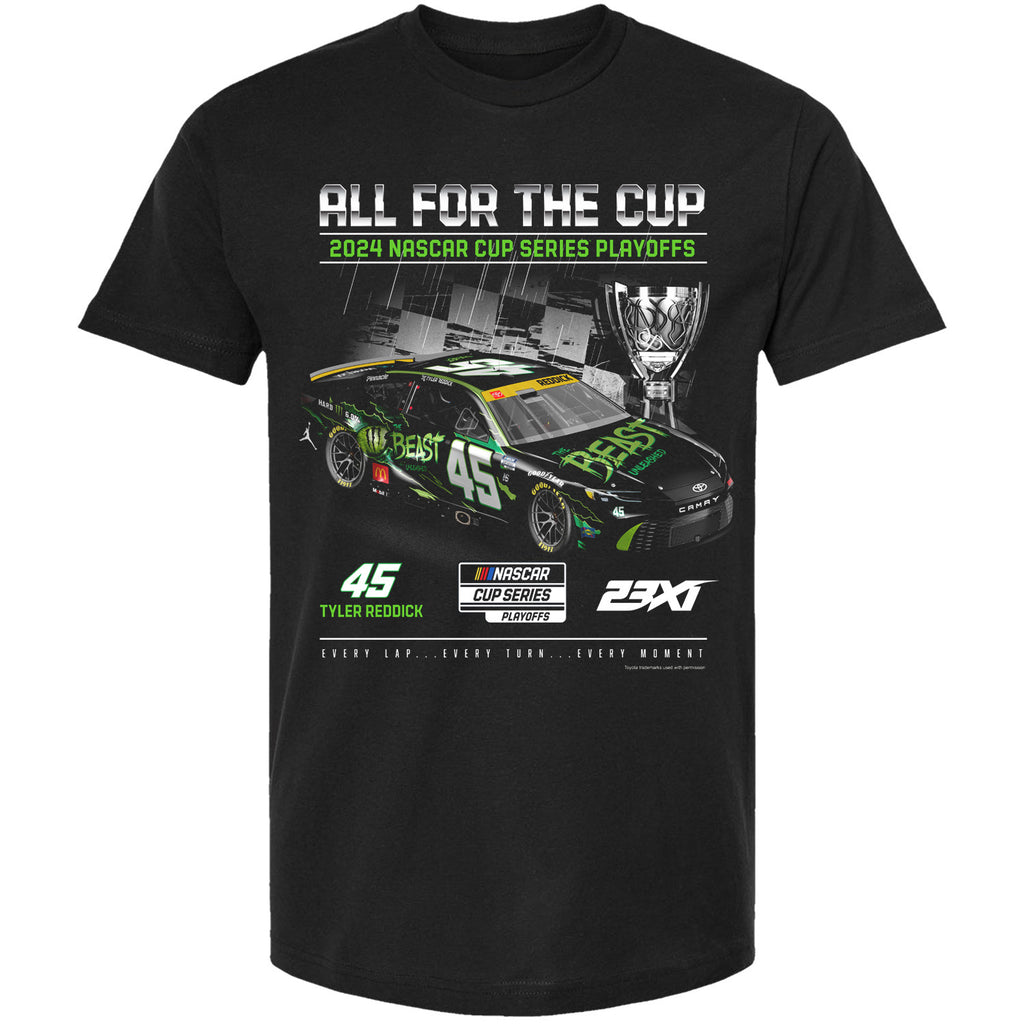 Tyler Reddick 2024 NASCAR Cup Series Playoffs T-Shirt Beast #45