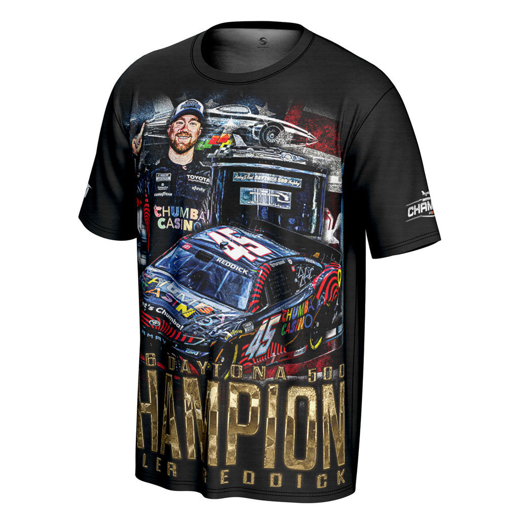 Tyler Reddick 2026 Daytona 500 Champion Total Print ProSphere T-Shirt