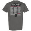 Tyler Reddick 2026 Daytona 500 Past Champions T-Shirt Gray
