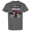 Tyler Reddick 2026 Daytona 500 Past Champions T-Shirt Gray