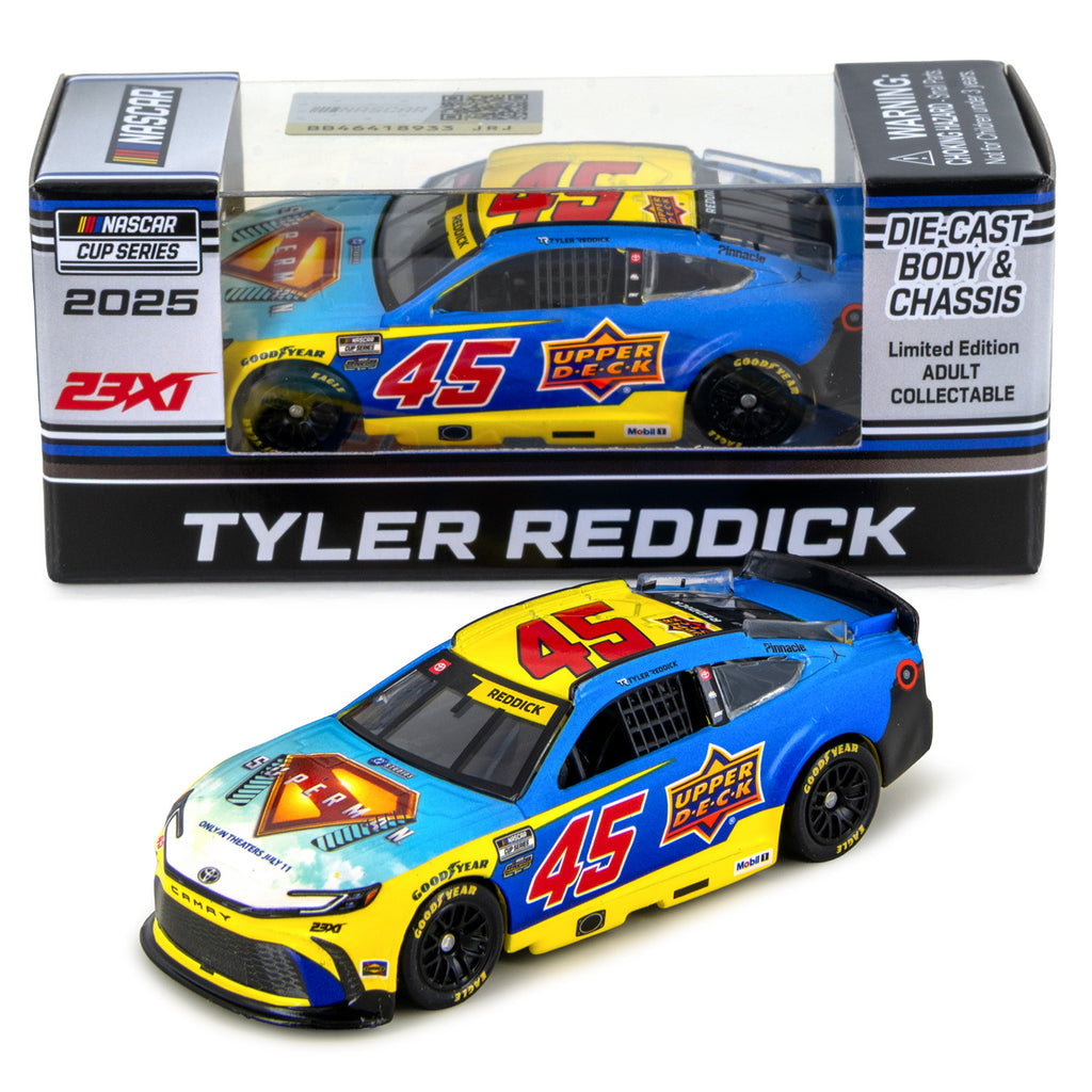 Tyler Reddick Superman / Upper Deck 1:64 2025 Diecast Car– RacingUSA