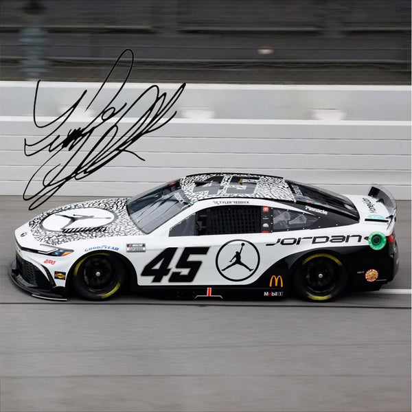 Tyler Reddick Autographed Talladega Race Win 1:24 Standard 2024 Diecast Car #45 NASCAR Jordan Brand