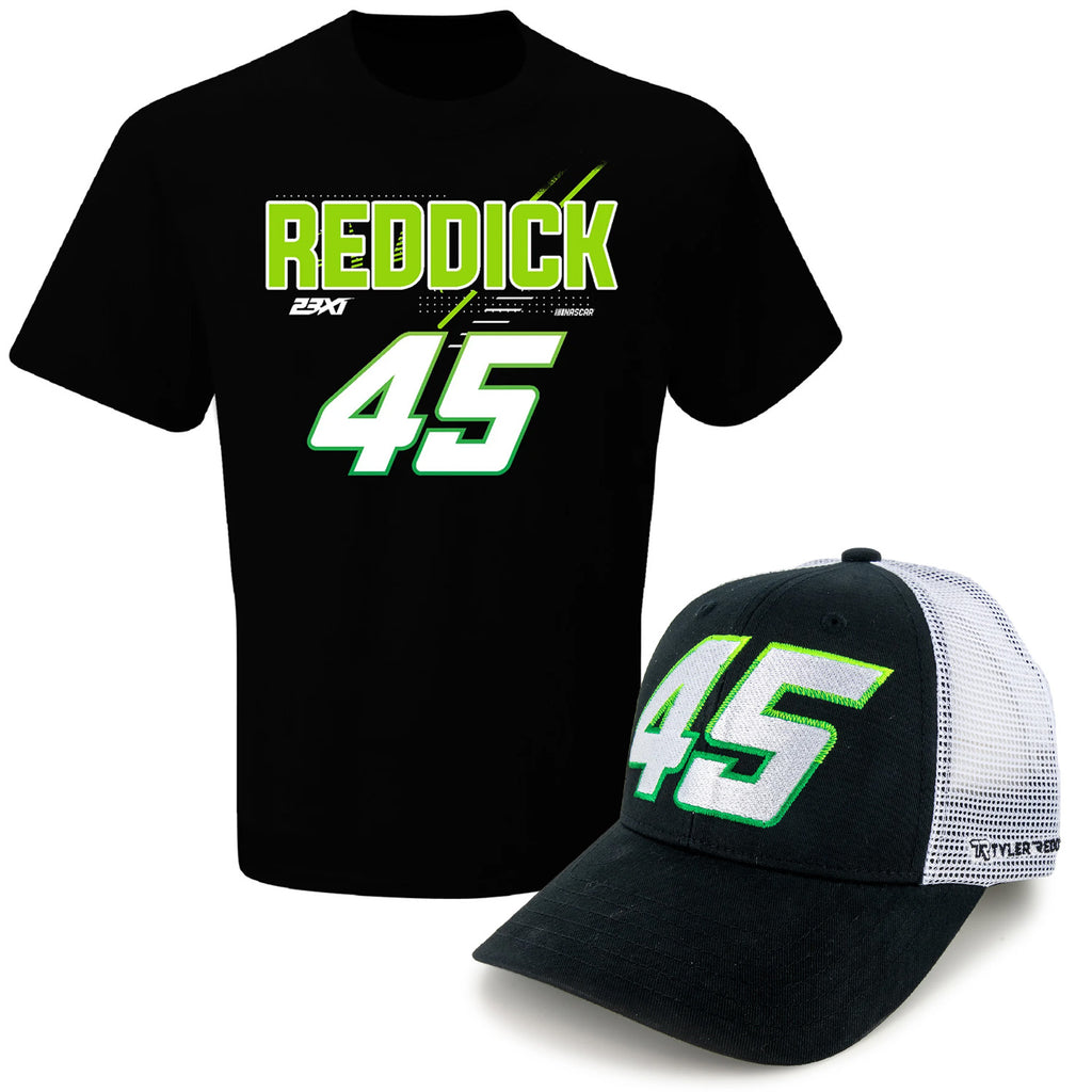 Tyler Reddick #45 Hat and T-Shirt BUNDLE PRICED