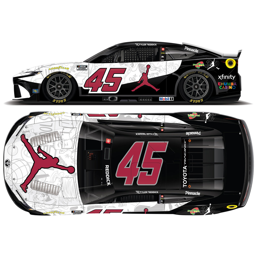 Tyler Reddick ELITE Jordan Brand Space Jam 30th 1:24 2026 Diecast Car #45 NASCAR